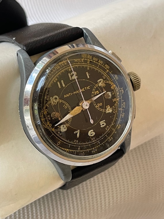 Anonymous Movement Landeron 47 Fly Back Three Pusher Chronograph