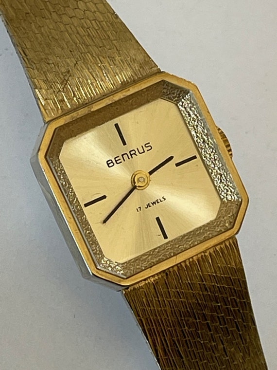 Benrus gold watch hotsell