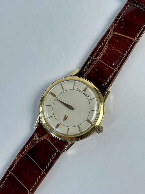 Longines Mystery Dial Sold14k Gold Vintage Swiss Made 1954 - Etsy