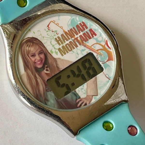 Disney Hannah Montana Disney Hannah Montana Blue Miley Cyrus Vintage LCD 1974