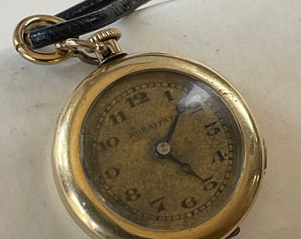 Bulova Ruratyat Damklocka Antik Guldfylld 15 Juveler 3 Justeringar 1903