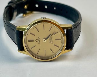 Omega Deville Gold Capped Ref. 1353 Ladies Vintage Swiss Made 1981