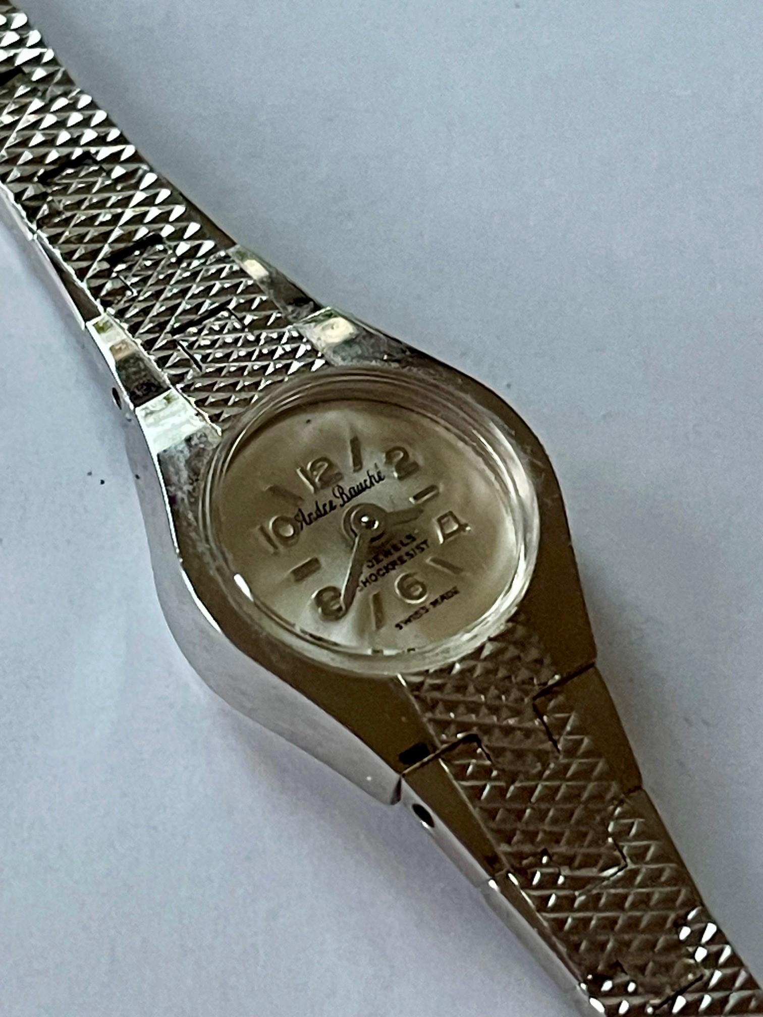 Andre Bauche Ladies Stainless Steel Art Deco Style Vintage  display picture 1