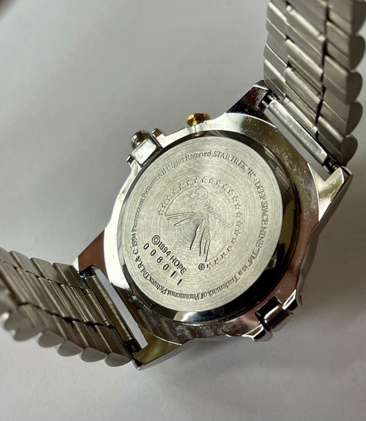 Star Trek Two Tone Gold Capped/stainless Steel Deep Space Nine