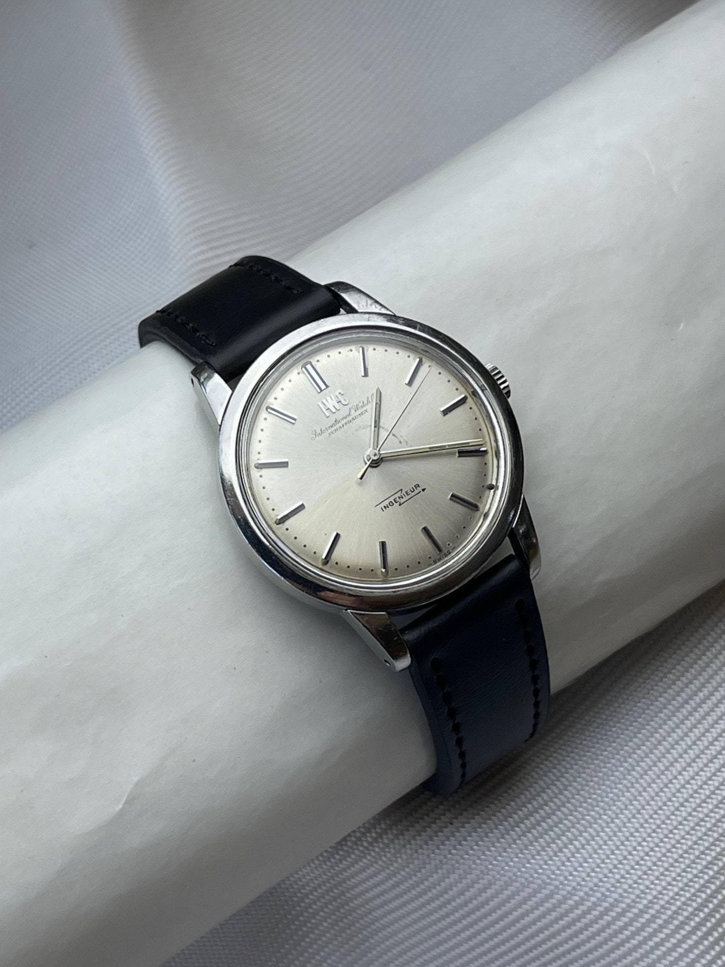 IWC Ingenieur International Watch Schaffhausen Cal.853 Stainless Steel Screw Down Back Large 37MM Swiss Made 1958 1959 Etsy Ireland