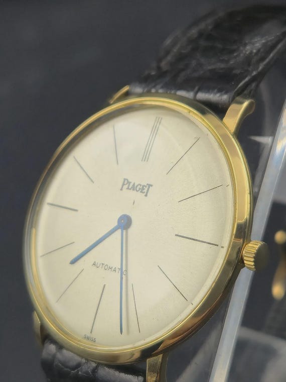 Piaget Solid 18K(750) Gold Chronometer Gold Ultra-thin Automatic