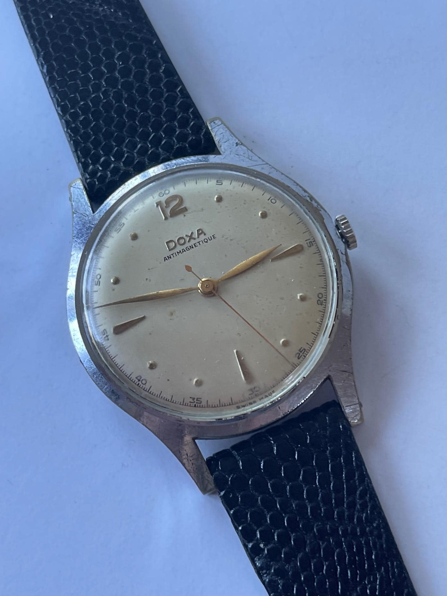 Doxa Doctors Medical Classic Dress Stainless Steel Vintage Large