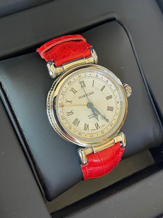 Knightsbridge Harrods Automatic Hands Date Two To… - image 1