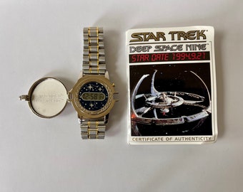 Star Trek Two Tone Gold Capped/stainless Steel Deep Space Nine