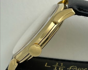 Omega Solid 14K Gold Cal 410 Ref BX 6550 25530 Queens Omega