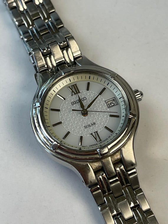 Seiko Solar Stainless Steel Seiko Sut213 Seiko Solar Calendar Date
