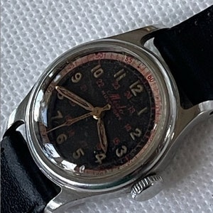 ミドー マルチフォート 防水 軍人用 医師用 医療用 ツートンダイヤル 第二次世界大戦 1940年 スイス製