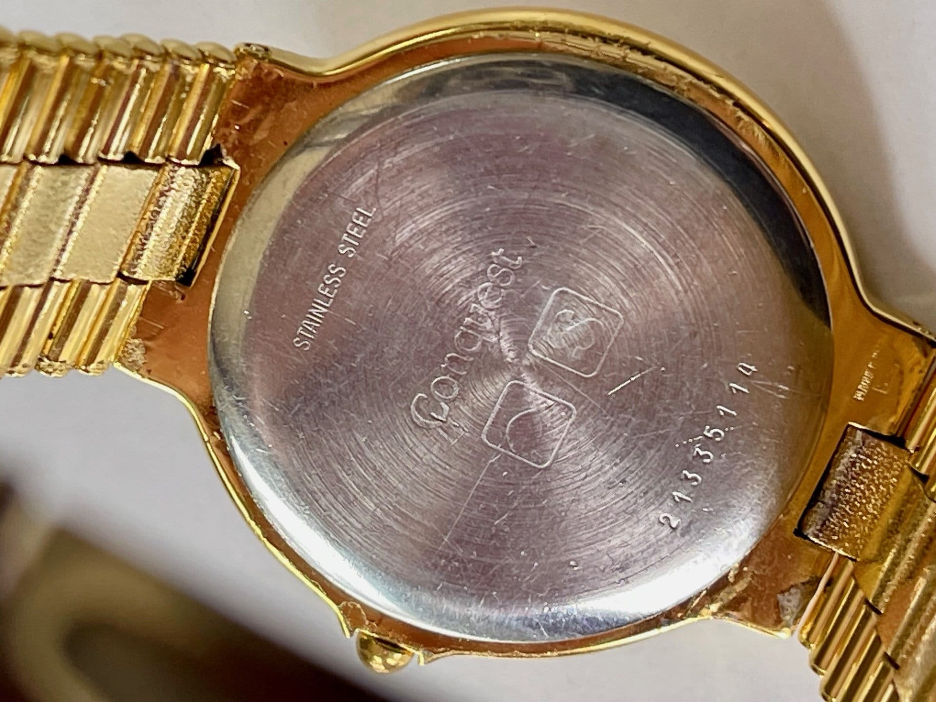 Longines Conquest Gold Capped Calendar Date Ref.161-4940 Swiss