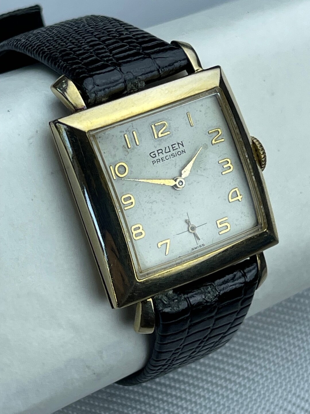 Gruen Gold Capped Rectangular Fancy Lug Ref 422/061 Cal 422 Vintage ...