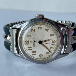 Omega Classic Vintage Cal.310 WW2 1939 Pilots Aviation Officers Military Stainless Steel Swiss Made