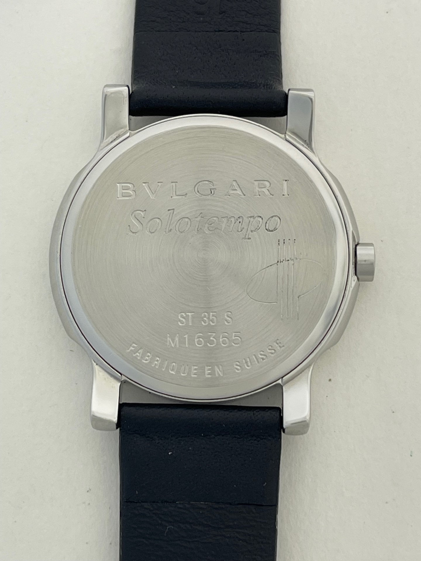 Bulgari Bvlgary Solotempo ST35S Stainless Steel Two Tone Dial