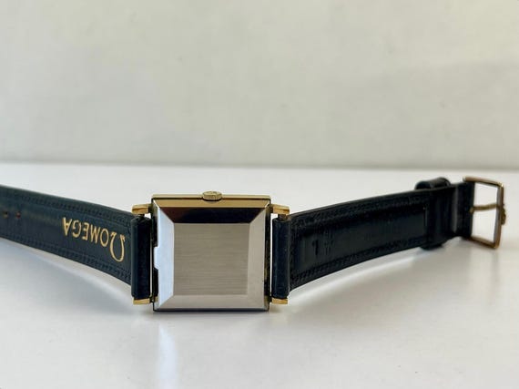 Omega Automatic Square Gold Capped /Stainless Ste… - image 7