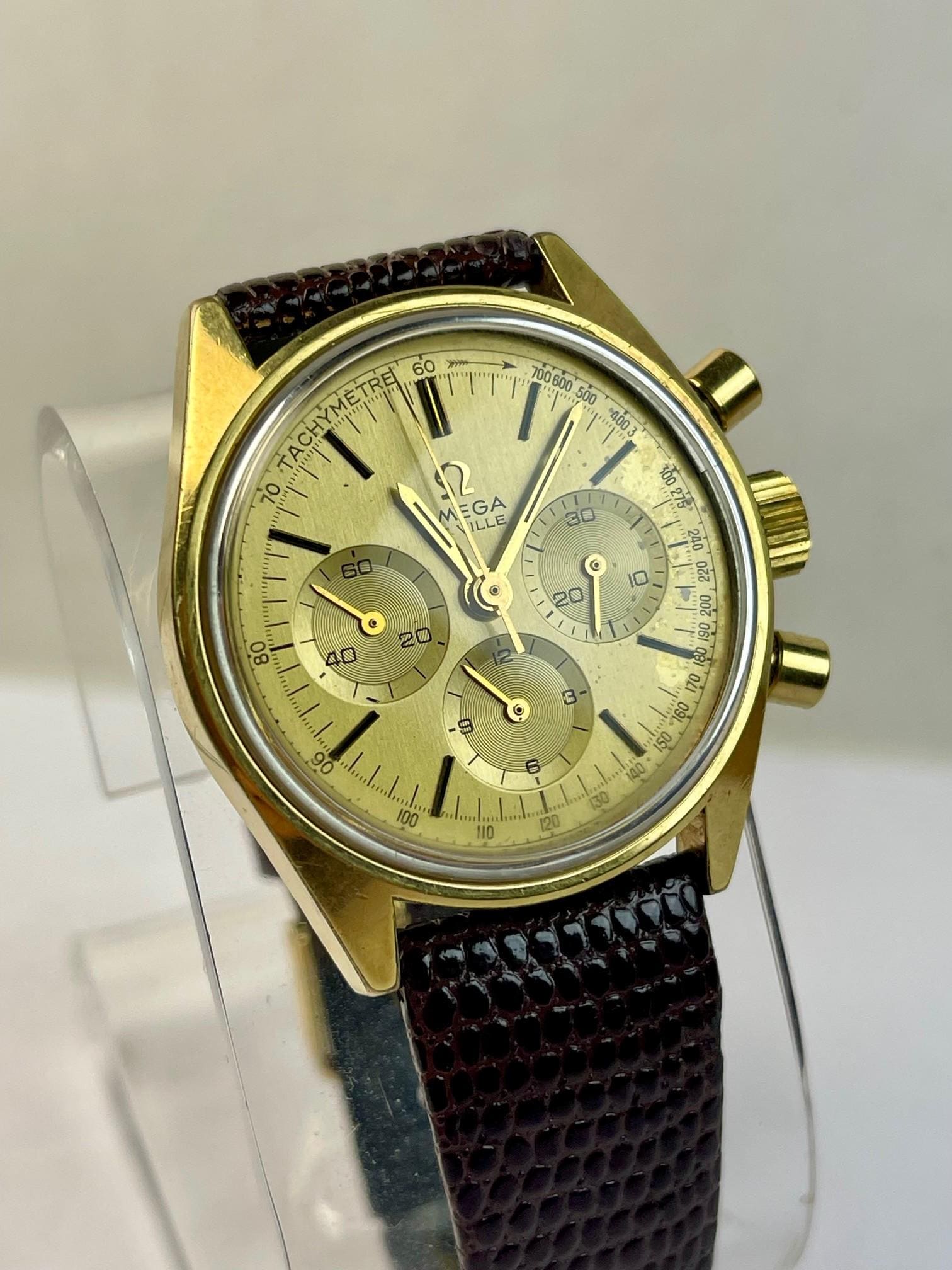 Omega Deville Chronograph Ref. 145.018 Cal.861 Three Registers