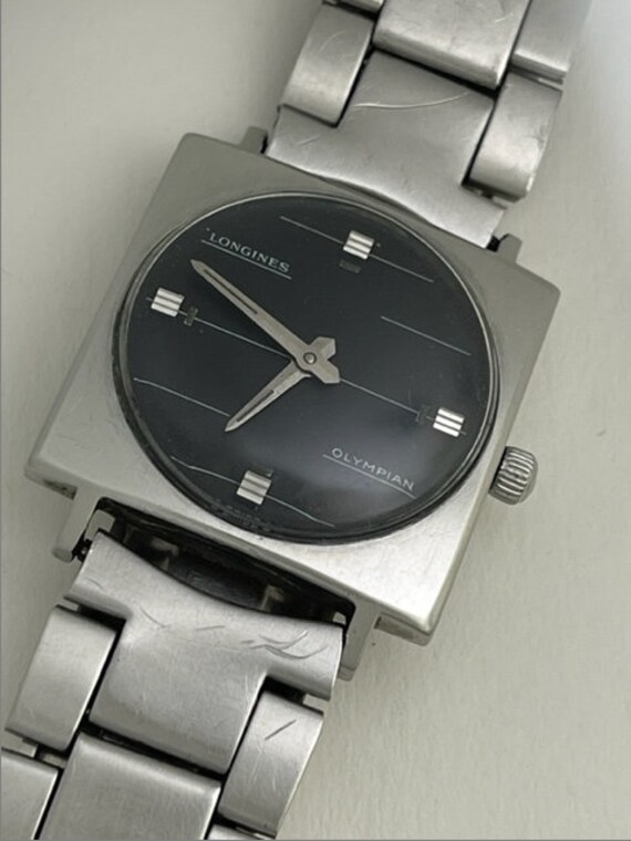 Longines Olympian Stainless Steel Black Dial High… - image 2