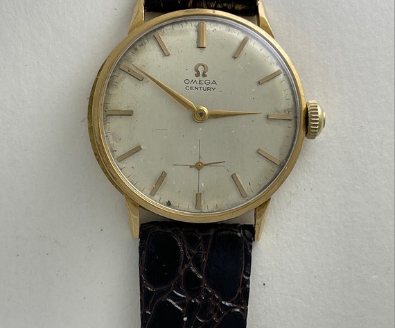Omega Century Solid 18K(750)Gold Classic Dress Ref.121 003Cal.269 Vintage Swiss Made View 4
