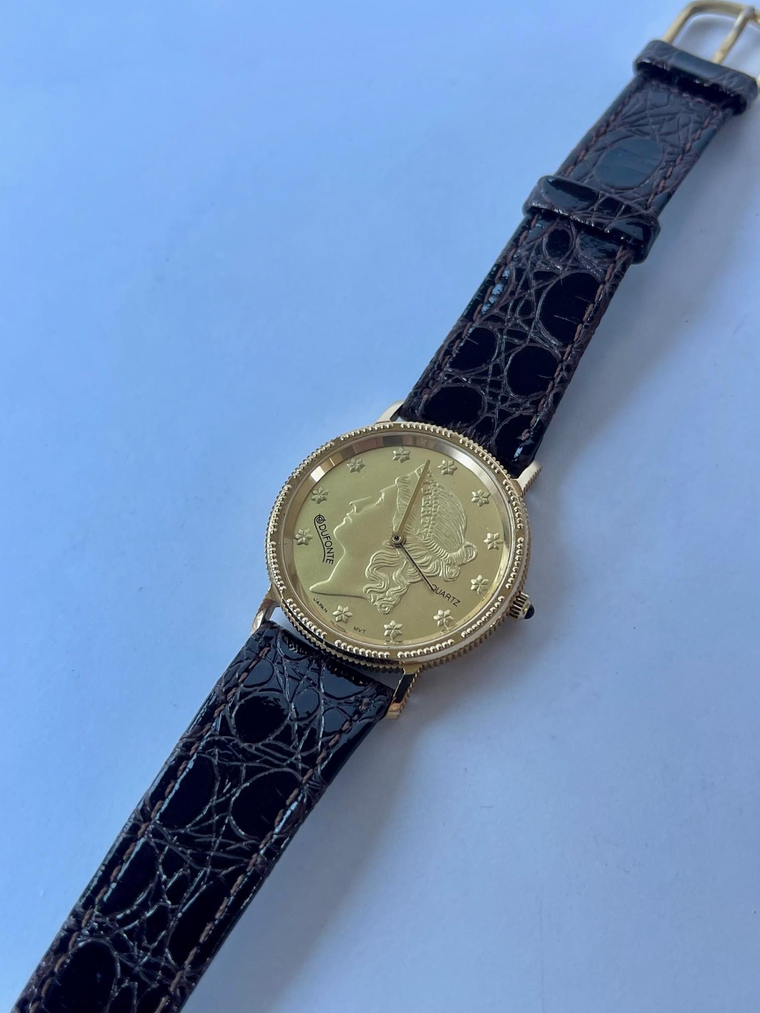 Liberty Watch 14k Gold - Etsy Canada