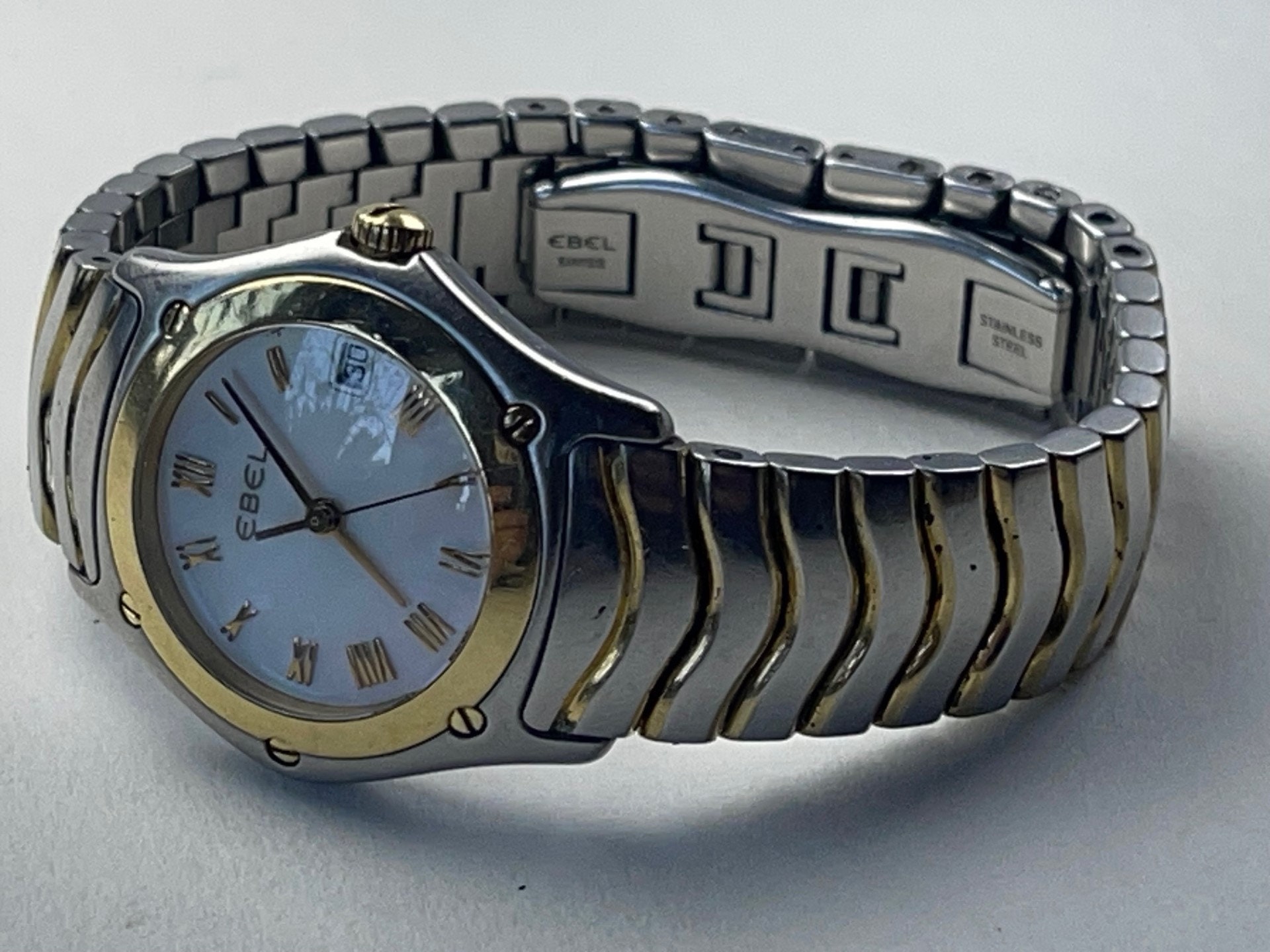 Ebel Classic Wave 18k(750)gold Stainless Steel Ref. 1087f21mother