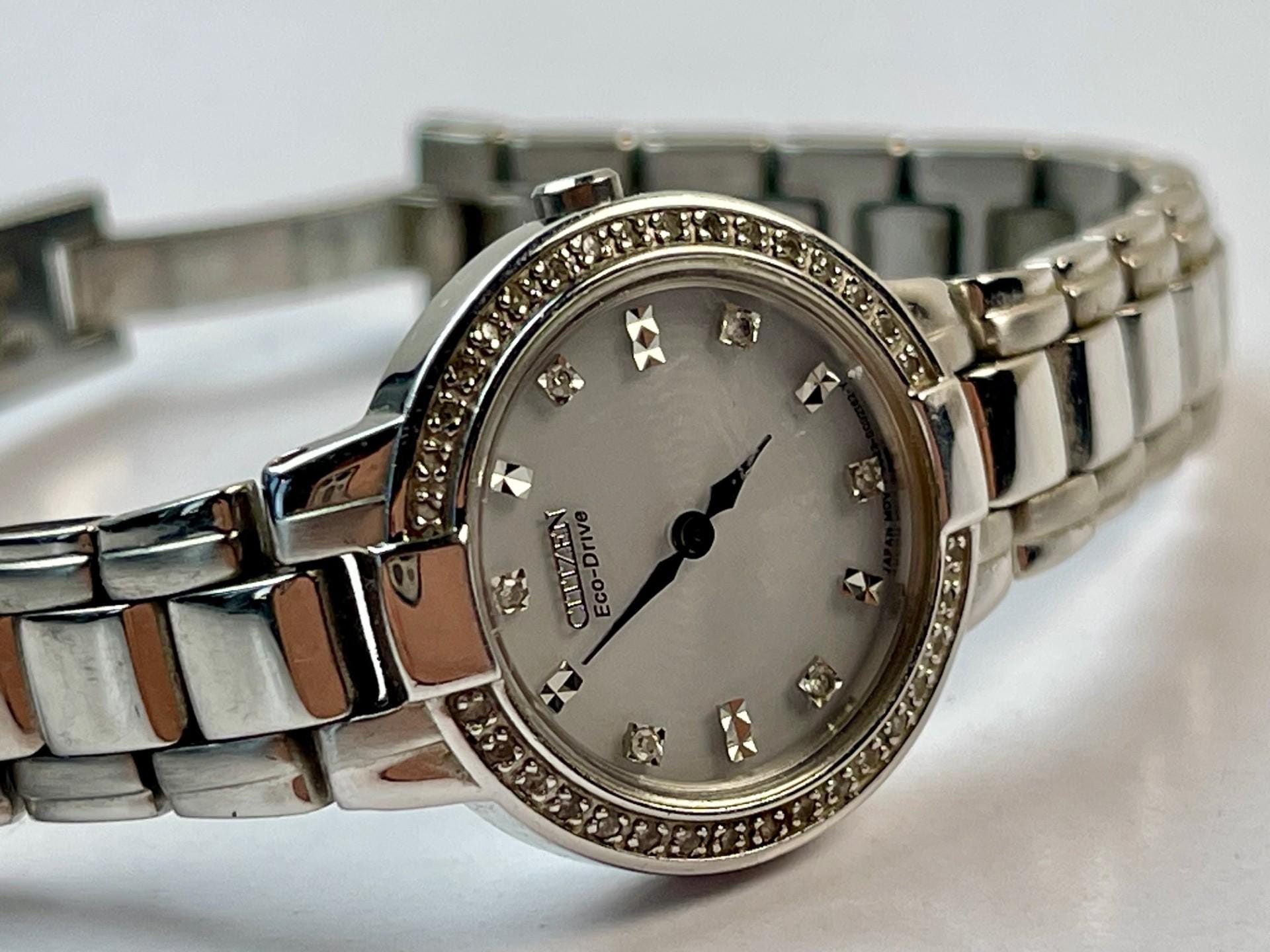 Citizen mother of pearl watch eco drive - Etsy 日本