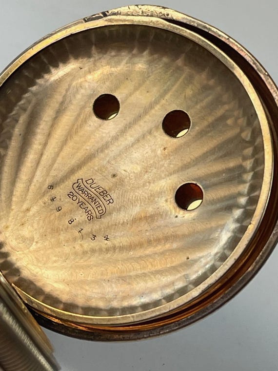 Anonymous Triple Dial Key Wound Double Time Zone … - image 7