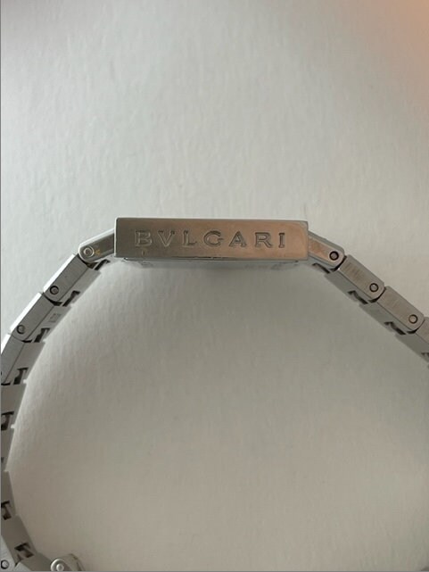 Bulgari QUADRATO Ref SQ22SS L8475 Ladies Stainless Steel