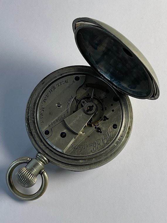 Waltham Bartletto Railroad Antique Pocket Watch S… - image 7