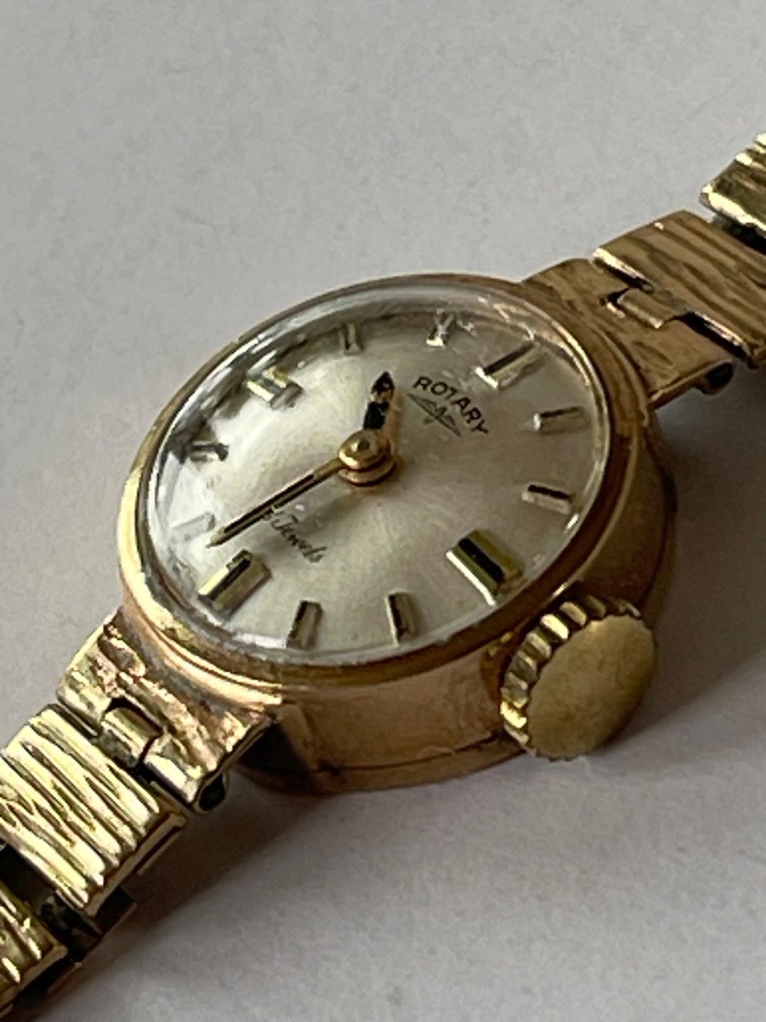 Rotary Solid 9k(375)gold Art Deco Style Ladies Vintage Watch