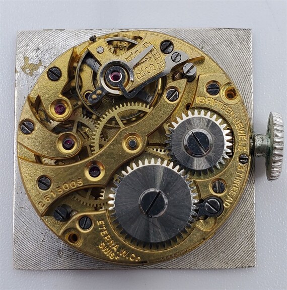 Eterna Sterling Silver Chronometer 3 Adjustments … - image 6