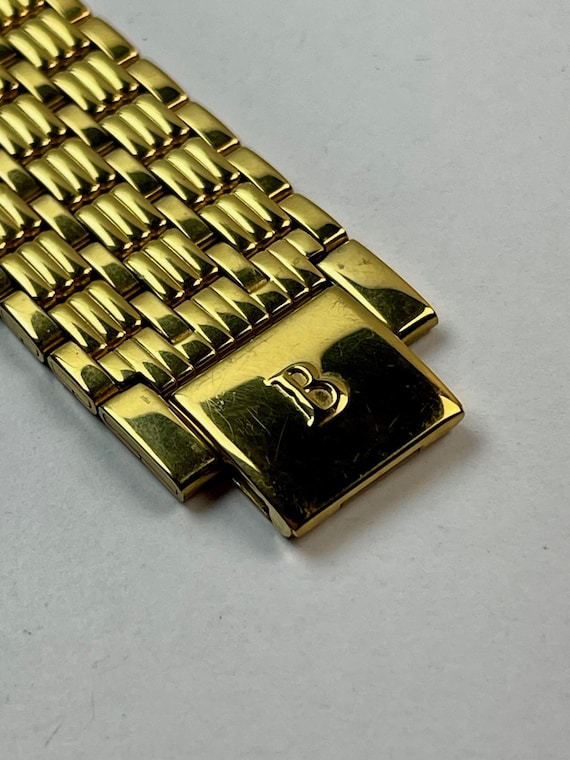 Bulova Rectangular Gold Tone Ref.97D05 Diamond Ac… - image 6