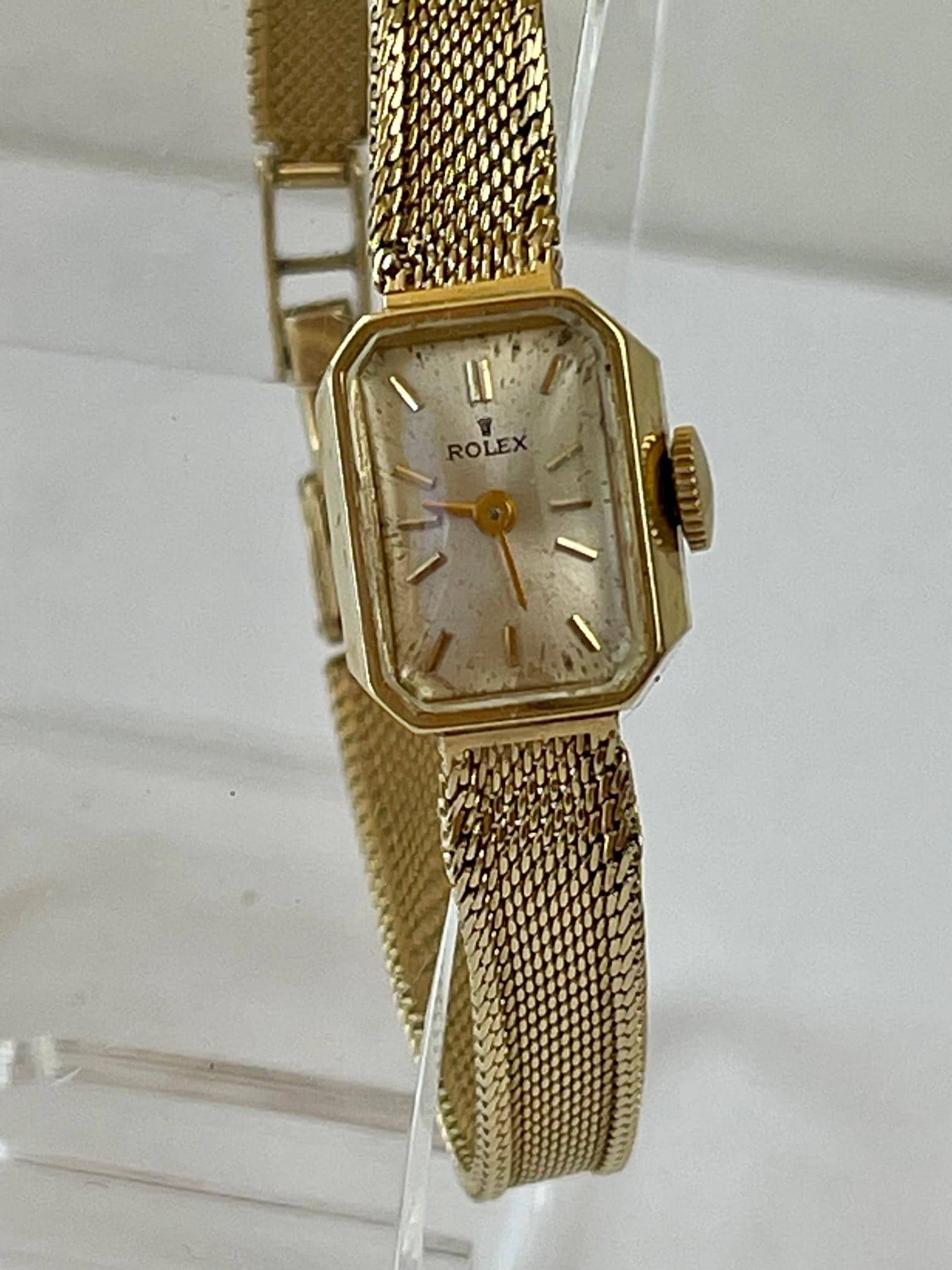 knee length dresses for ladies Vintage Oval Dress Watch, by Rolex main image 1