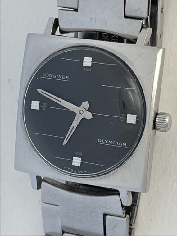 Longines Olympian Stainless Steel Black Dial High… - image 1