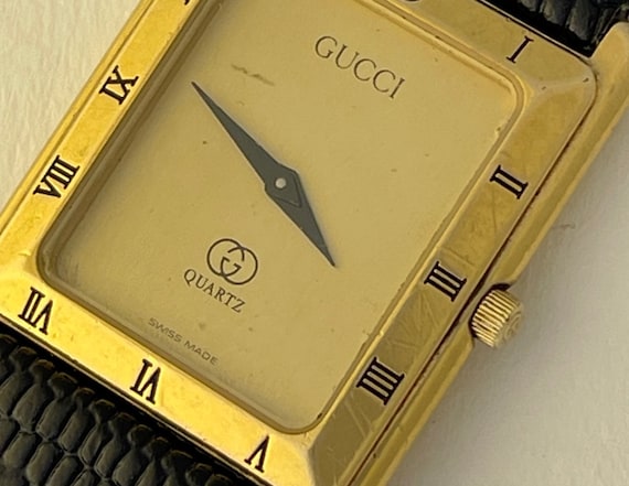 Gucci Ladies Gold Plated Quartz Vintage Swiss Made - Etsy
