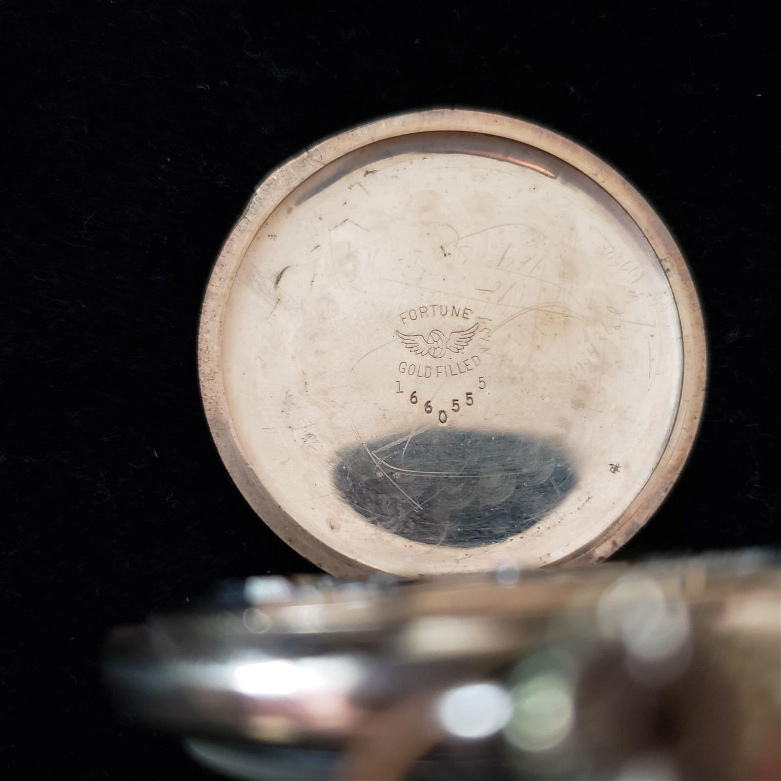 Fortune gold clearance filled pocket watch