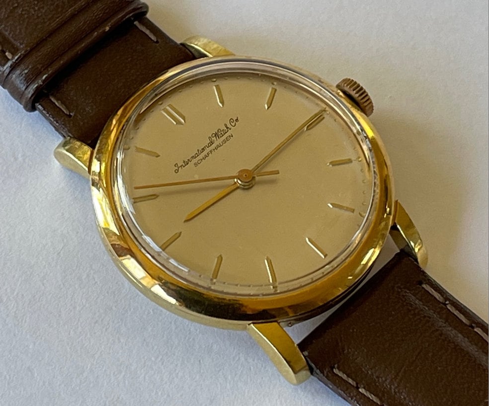 IWC Schaffhausen 750/18K Solid Gold Cal C401 Vintage Swiss