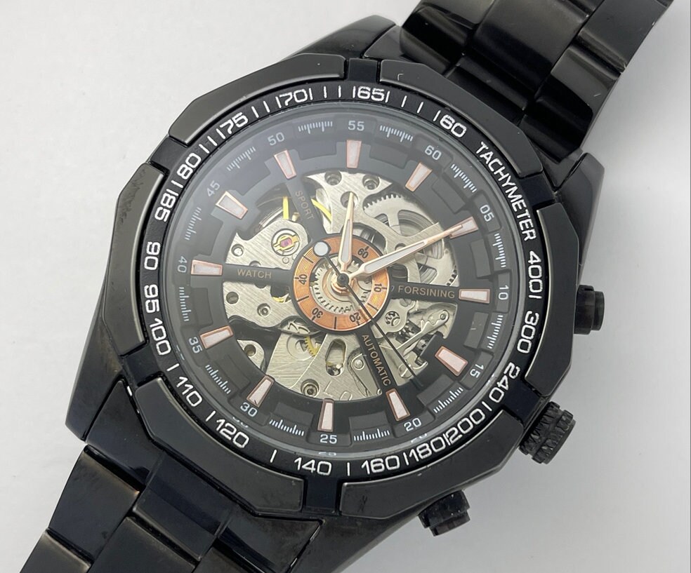FORSINING TM340 Automatic Skeleton Tachometer Etsy Canada