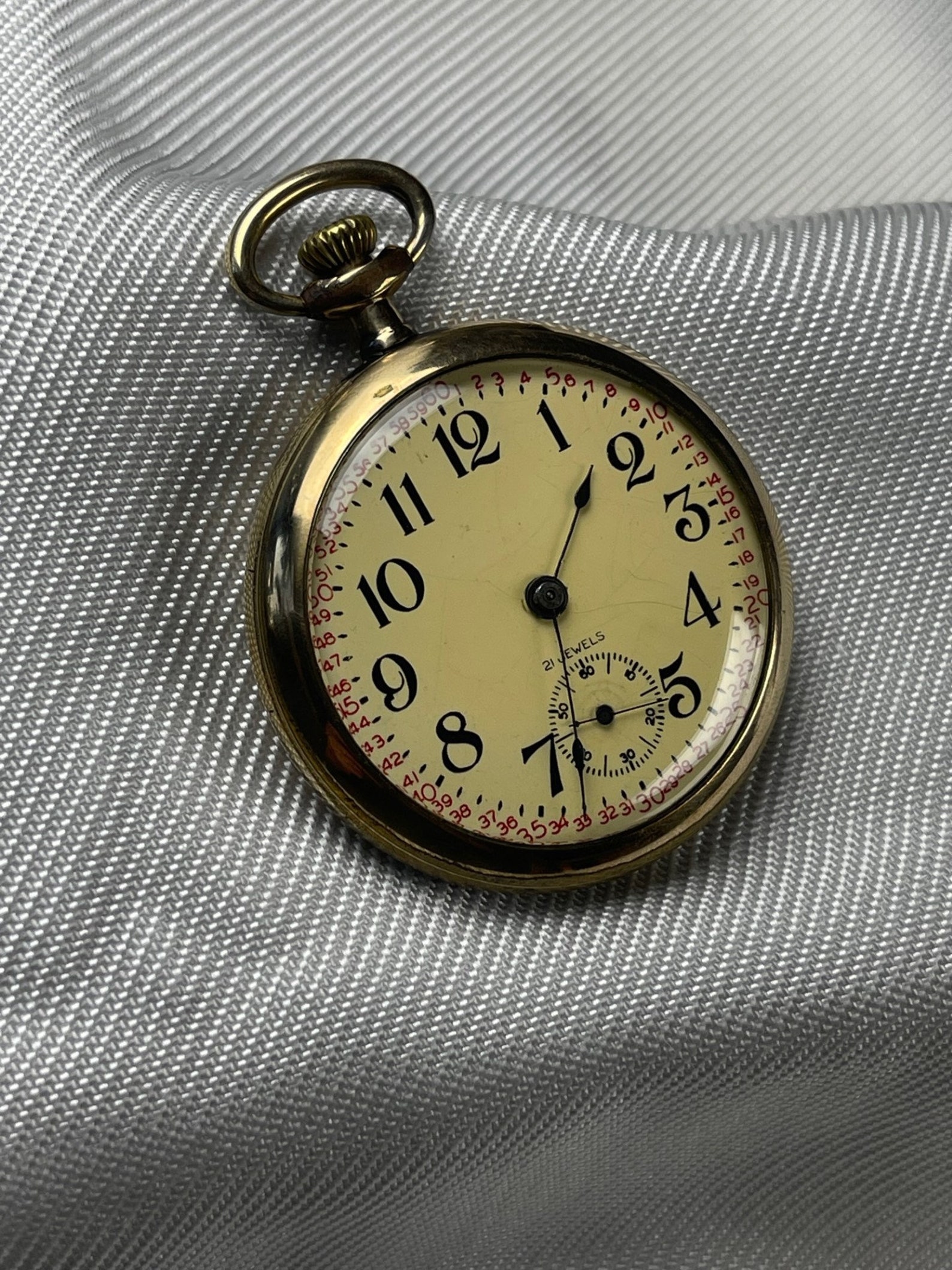 Malleray Railroad Montgomery Dial Screw Down Back Antique Chronometer ...
