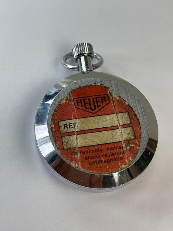 Heuer Fisher Trackstar Ref. 603.301 7 J Two Tone Dial Stopwatch