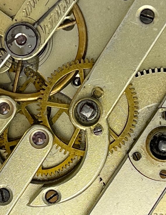 Anonymous Solid Silver Key Winded Cylinder Pocket… - image 5