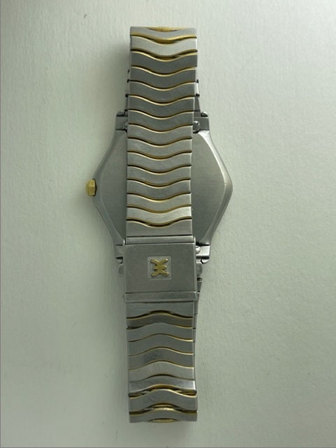 Ebel Classic Wave 18K Gold Stainless Steel Ref.181909 Black Ebel Classic Wave 18K Gold Stainless Steel Ref.181909 Black
