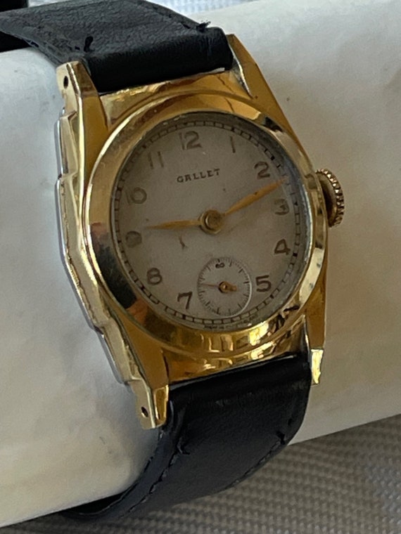 Gallet Ladies Gold Capped Vintage Swiss Made 1948 - image 3