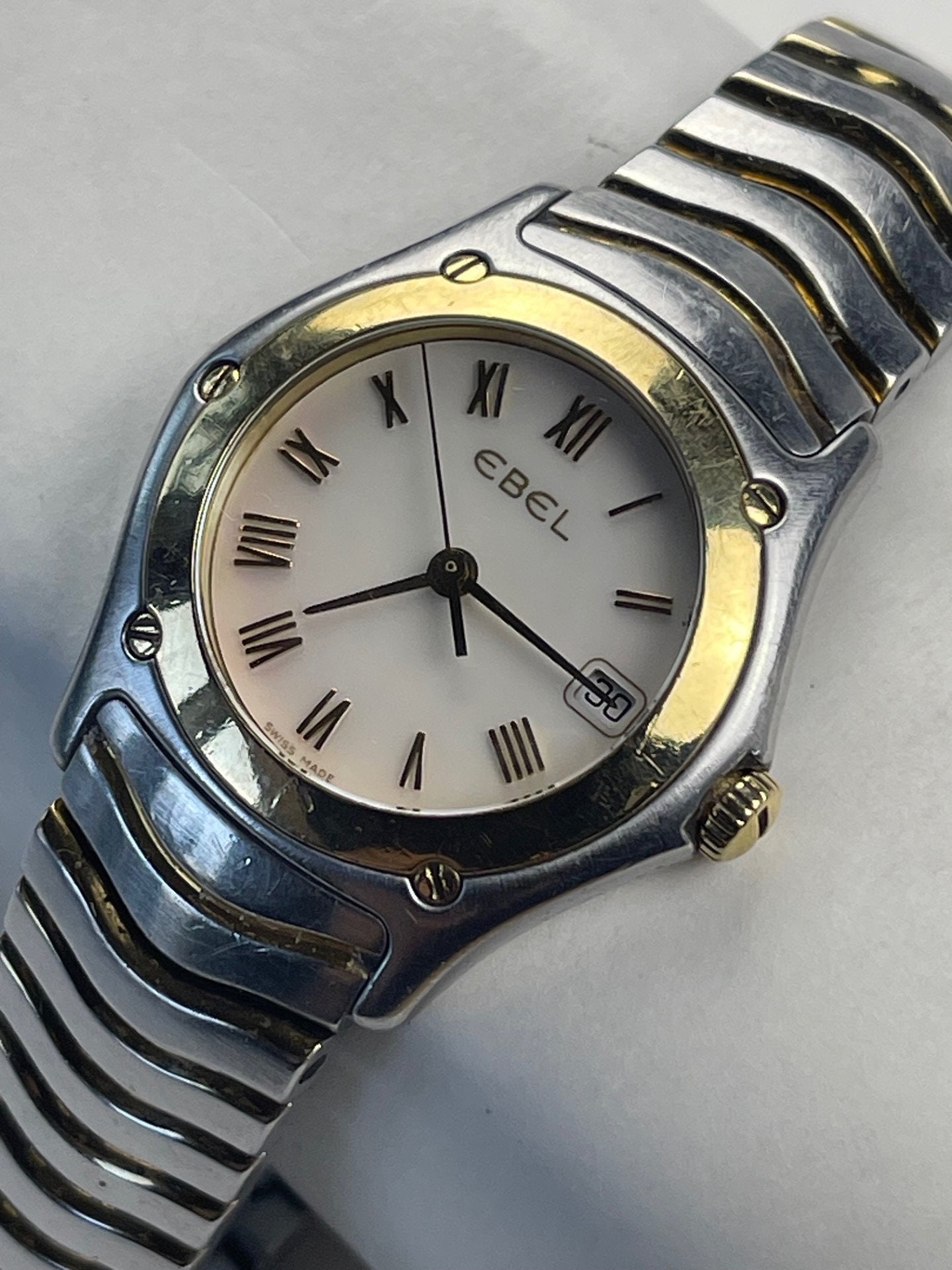 Ebel Classic Wave 18k(750)gold Stainless Steel Ref. 1087f21mother