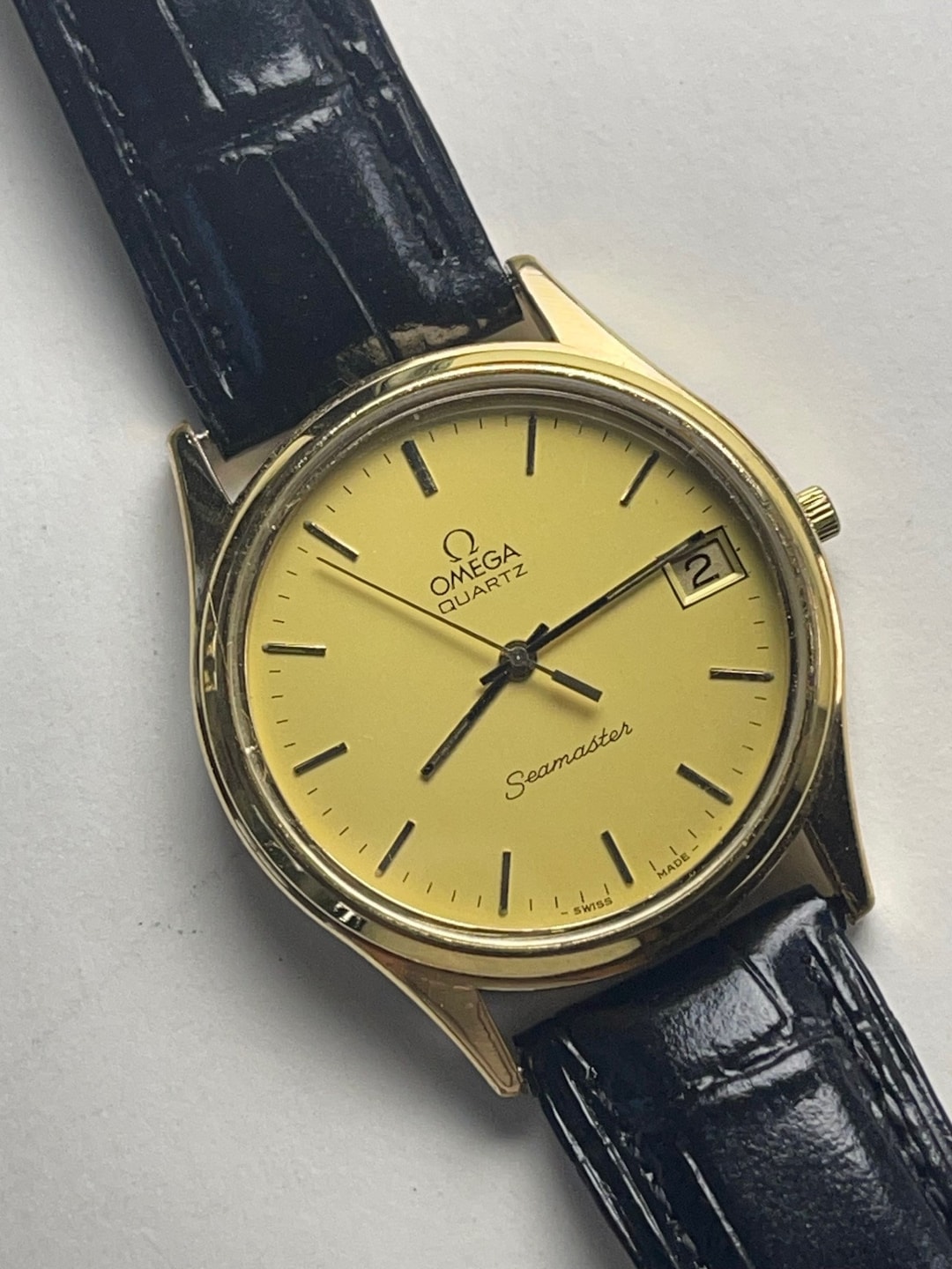 Omega Seamaster Calendar Date Gold Capped Cal 1337 Ref Omega Seamaster Calendar Date Gold Capped Cal 1337 Ref