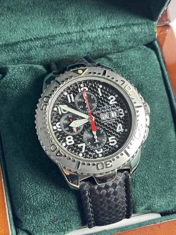 Zeno-Watch Basel Pilot Automatic Quick Set Day Da… - image 1