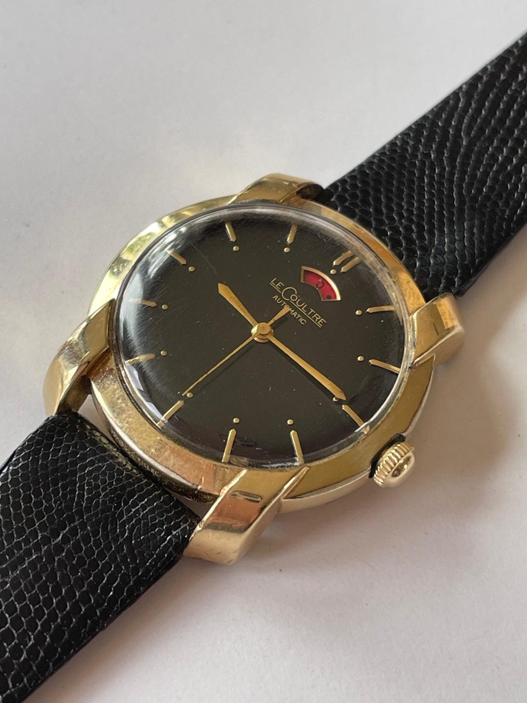 Jaeger-lecoultre Power Reserve Bumper Automatic 10K Gold Filled