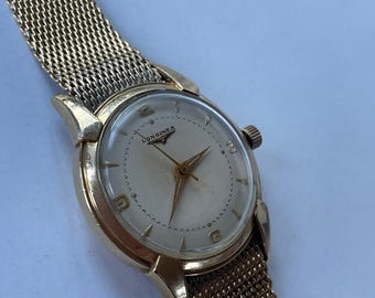 Montre Vintage Gruen Pour Femme (années 40-50) - Mécanique 17 Rubis - Boîtier Plaqué Or 10K