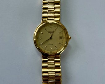 Longines Conquest Gold Capped Calendar Date Ref.161-4940 Swiss